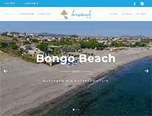 Tablet Screenshot of bongobeachclub.com